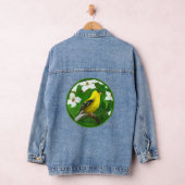 Amerikaanse Goudvink in Winter Schilderij - Wilde  Denim Jacket (Hangar)