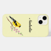 Amerikaanse Goudvink Wilde Vogelliefhebber Geschen Case-Mate iPhone Case (Achterkant (horizontaal))