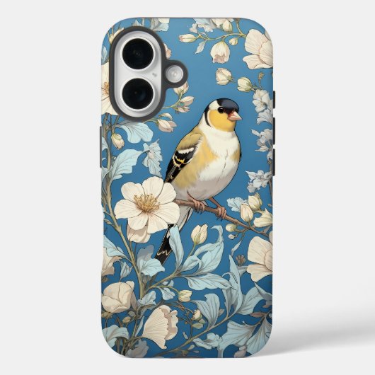Amerikaanse Goudvink William Morris Geïnspireerd Case-Mate iPhone Case (Achterkant)