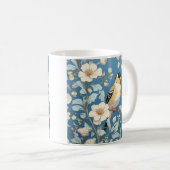 Amerikaanse Goudvink William Morris Geïnspireerd Koffiemok (Voorkant rechts)