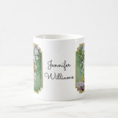 Amerikaanse goudvinken en roze appelbloesems koffiemok (Center)