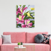 Amerikaanse Goudvinkunst Canvas Afdruk (Insitu (Woonkamer))