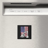 Amerikaanse Graafmachine Vierde Jongens 4e Juli Pe Magneet (Insitu (Vaatwasser))