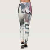 Amerikaanse graffiti leggings (Achterkant)