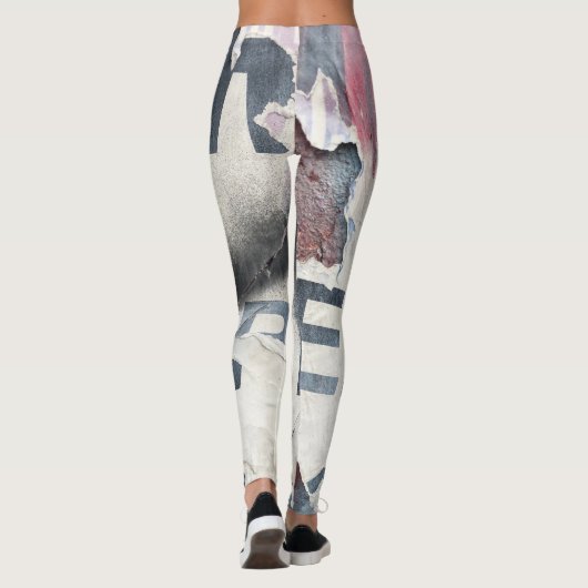 Amerikaanse graffiti leggings (Achterkant)