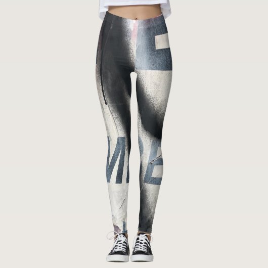 Amerikaanse graffiti leggings (Voorkant)