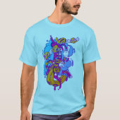 Amerikaanse graffiti t-shirt (Voorkant)