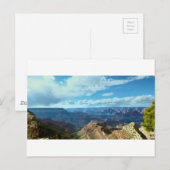 Amerikaanse Grand-canyon bergketens landschappen Briefkaart (Voorkant / Achterkant)