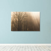 Amerikaanse Great Smoky Mountain NP Tennessee-bome Canvas Afdruk (Insitu (Houten vloer))