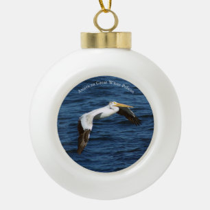 Amerikaanse Great White Pelican ornament