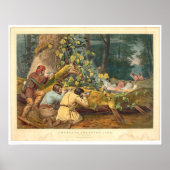 Amerikaanse grens (0021A) Poster (Voorkant)