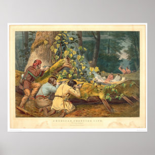 Amerikaanse grens (0021A) Poster