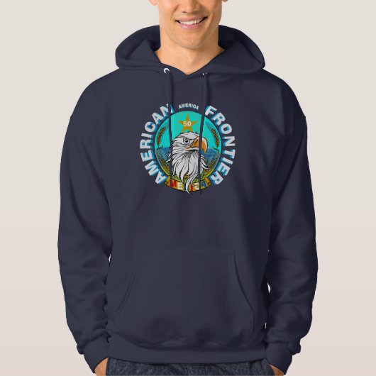 Amerikaanse grens hoodie (Voorkant)
