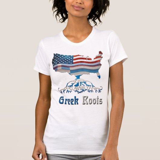 Amerikaanse Griekse rots T-shirt (Voorkant)