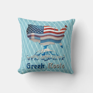Amerikaanse Griekse rots Throw Cushions Kussen