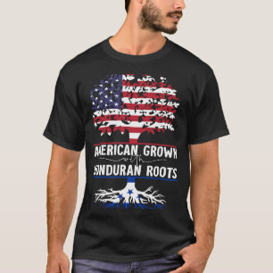 Amerikaanse groei met Hondurese wortels T-shirt