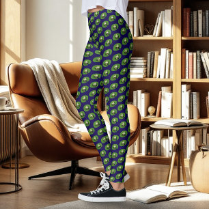 Amerikaanse Groene Boomkikker Waterlelieblad Leggings