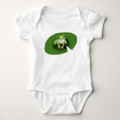 Amerikaanse Groene Boomkikker Waterlelieblad Romper (Voorkant)