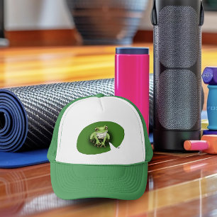 Amerikaanse Groene Boomkikker Waterlelieblad Trucker Pet