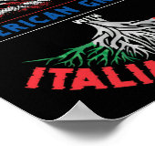 Amerikaanse Groene Italiaanse rots Vlag Venezuela Poster (Hoek)