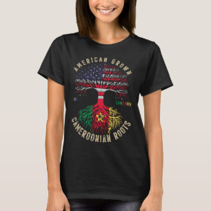 Amerikaanse Groene Kameroense rooen Kameroense vla T-shirt