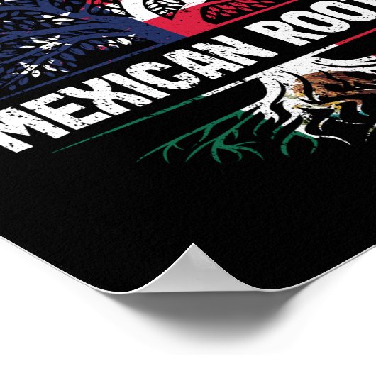 Amerikaanse Groene Mexicaanse Roots Verenigde Stat Poster (Hoek)