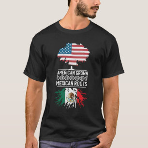 Amerikaanse Groene Mexicaanse wortels Cinco de May T-shirt