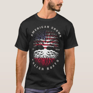 Amerikaanse Groene Poolse Roots Poolse vlag T-shirt