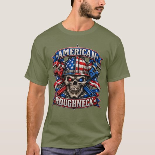 AMERIKAANSE GROFBLOEM T-SHIRT (Voorkant)