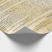 Amerikaanse grondwet Cadeaupapier (Hoek)