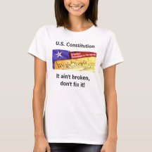 Amerikaanse grondwet (licht) T-shirt