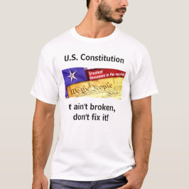 Amerikaanse grondwet (licht) T-shirt