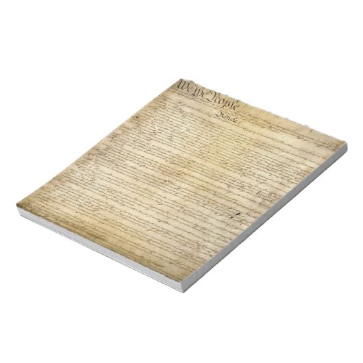  Amerikaanse grondwet Notitieblok (Linkerzijde)