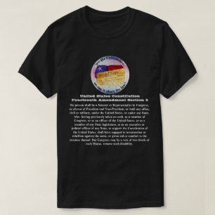 Amerikaanse grondwet Veertiende wijziging Afdeling T-shirt