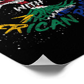 Amerikaanse Groot-Afrikaanse Roots Verenigde State Poster (Hoek)