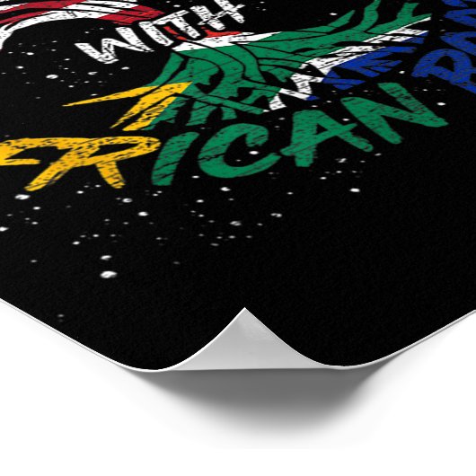 Amerikaanse Groot-Afrikaanse Roots Verenigde State Poster (Hoek)