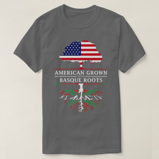 Amerikaanse Groot Baskische Roots Baskisch T-shirt (Design voorkant)