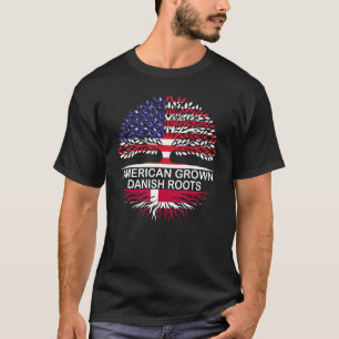 Amerikaanse Groot Deens Roots Danemark Flag Women T-shirt