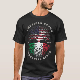 Amerikaanse Groot Hongaarse Roots Hongarije vlag T-shirt