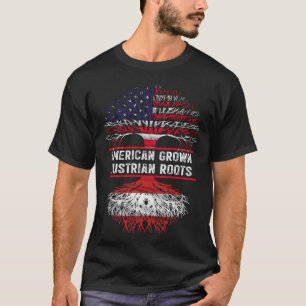 Amerikaanse Groot-Oostenrijkse Roots-Amerika - Oos T-shirt