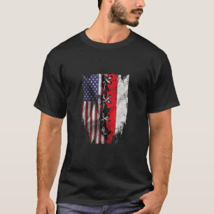 Amerikaanse Groot Poolse Roots Verenigde Staten Po T-shirt