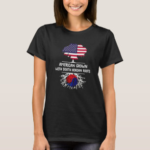 Amerikaanse Groot Zuid-Koreaanse wortels Zuid-Kore T-shirt