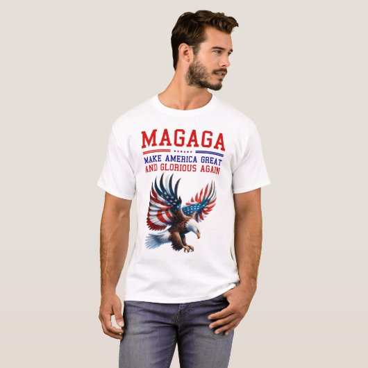 Amerikaanse Grote en Glorieuze Verkiezing T-shirt (Voorkant volledig)
