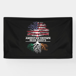 Amerikaanse Grown Irish Roots Flag Ireland ST. PAT Spandoek