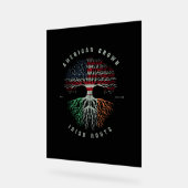 Amerikaanse Grown Irish Roots Ireland Flag  Gr Acryl Bord (Hoek)