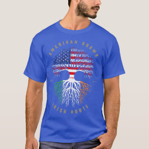 Amerikaanse Grown Irish Roots Ireland Flag T-shirt