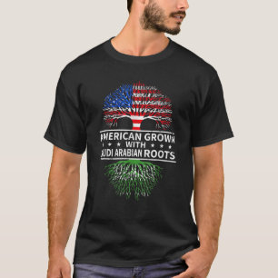 Amerikaanse Grown Saudi Roots Saudi Arabian T Shir T-shirt