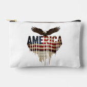 Amerikaanse grunge vlag en adelaar etui (Voorkant)