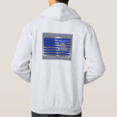 Amerikaanse Guardian Airborne Paratrooper Flag Hoodie (Achterkant)
