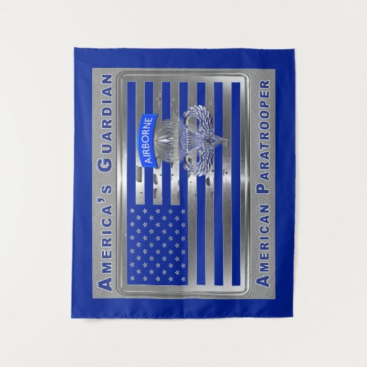 Amerikaanse Guardian American Paratrooper Wandkleed (Voorkant)